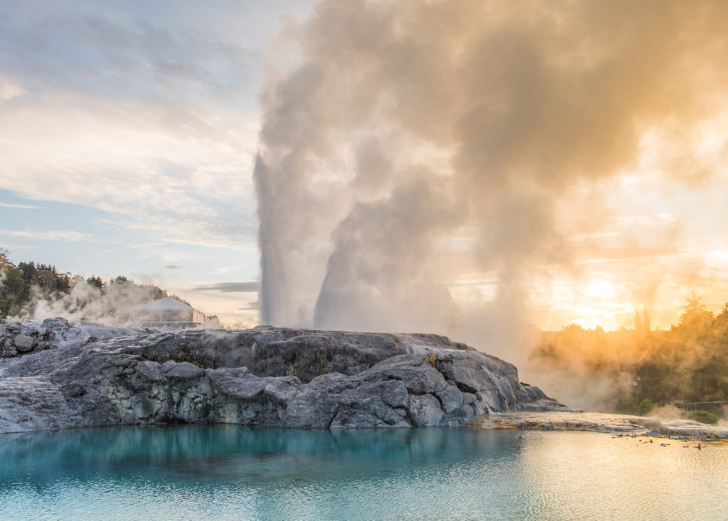 Te Puia Thermal Reserve in Rotorua, New Zealand