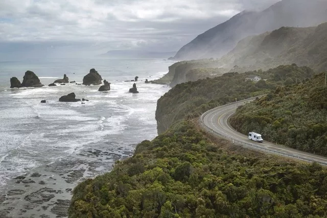 Barrytown, West Coast Driving New Zealand, Photo Credit: Miles Holden